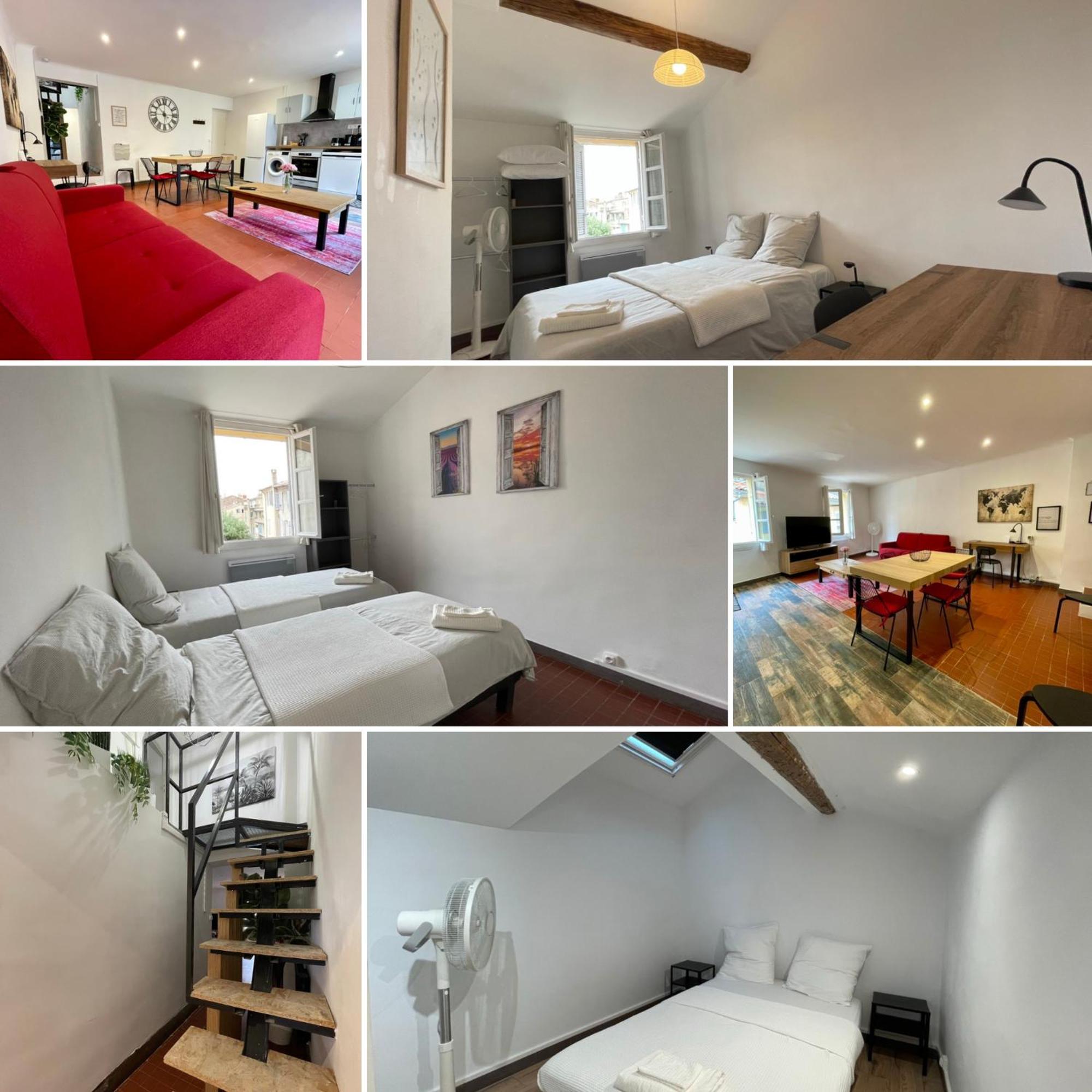 Spacieux Appartement T4 / 70 M2 8 Personnes Aix-en-Provence Kültér fotó